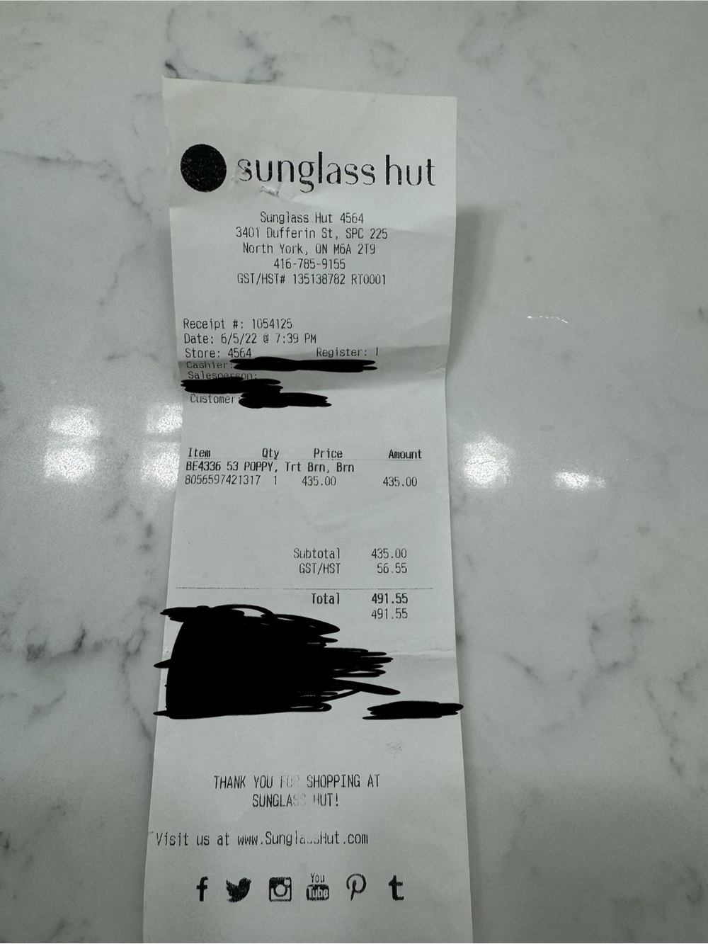 Burberry Poppy Rectangular Sunglasses - Picture 3 of 10